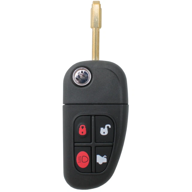 Complete To Suit Jaguar Transponder Remote Flip Car Key XJ X-Type S-Type XJ XK 4