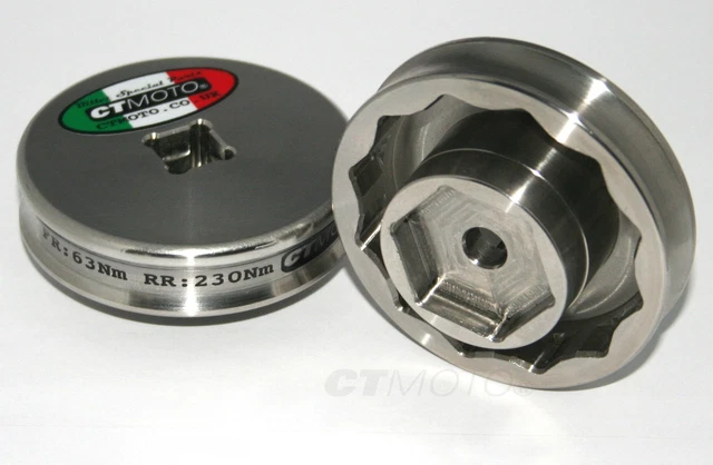 Ducati 1098 1198 & Supersport Avant & Arrière Roue Outil Écrou ,2 IN 1 Par