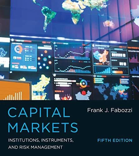 CAPITAL MARKETS: INSTITUTIONS, INSTRUMENTS, AND RISK By Frank J. Fabozzi *Mint*