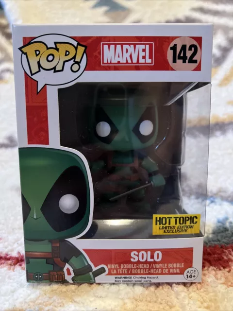 Funko Pop! Marvel #142: Deadpool Solo - Hot Topic Limited Edition - Exclusive