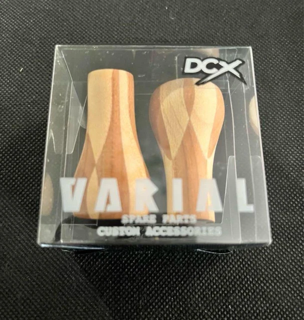 DRT VALIAL HANDLE Dcx Wood Knob Calform Silver Titanium