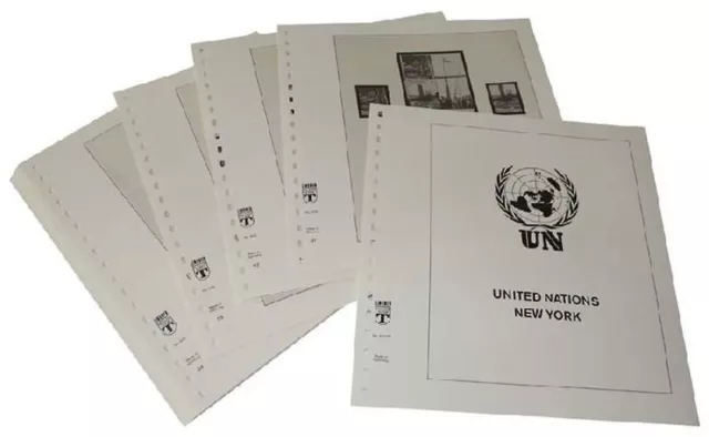 Lindner-T compléments Feuillet miniatures des Nations Unies NEW YORK 2023 feuill