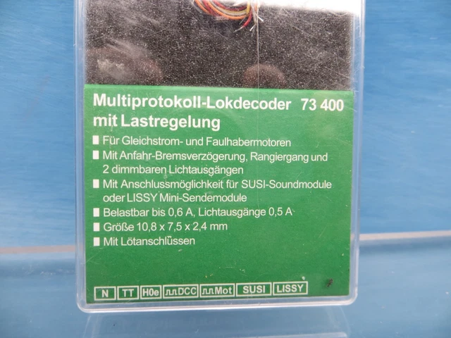 UHLENBROCK 73400 DECODER locomotiva multiprotocollo con regolazione del ...