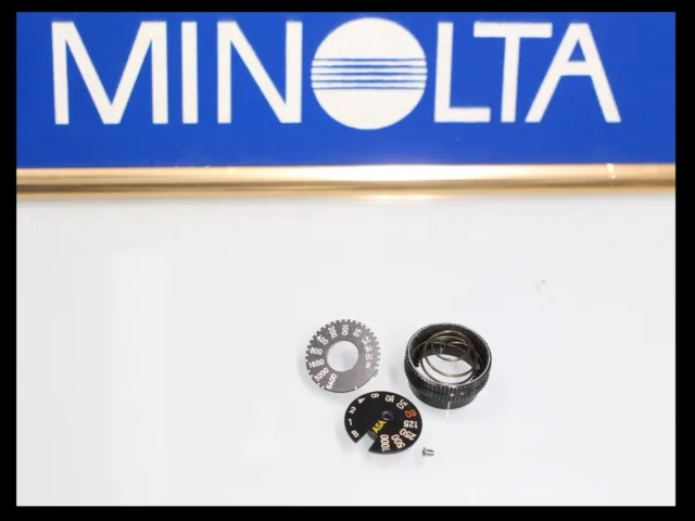 208734 Minolta Srt-101 Esfera Velocidad De Obturación Modelo Temprano (Negro) Pieza De Reparación Usada