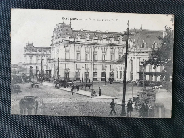 CPA 33 BORDEAUX - La Gare du Midi