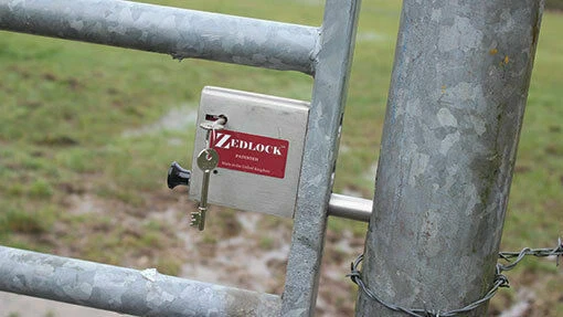 8 Field Lock ZEDLOCK HIGH SECURITY Gate Lock For Metal Field Gates Full Kit 70Mm ...