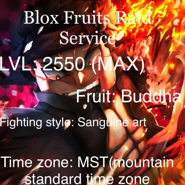 ‍️BLOX FRUIT SANGUINE ART SERVICE‍️