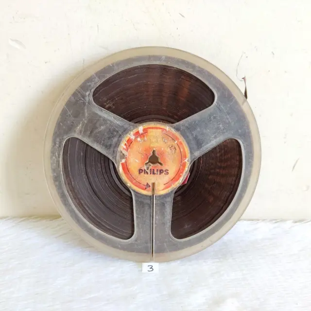 1950s Vintage Philips Marca Magnético Cinta Decorativa Old Coleccionable Raro 3
