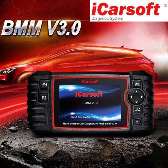 iCarsoft BMM V3.0 für BMW Mini Rolls Royce OBD Diagnose Öl Service Rückstellung