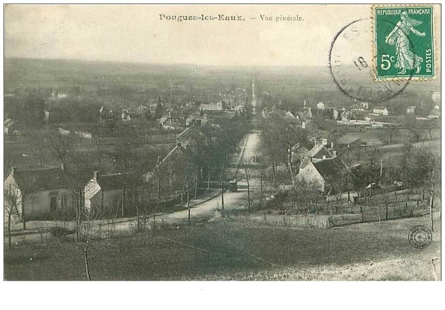 58.POUGUES LES EAUX.n°22748.VUE GENERALE