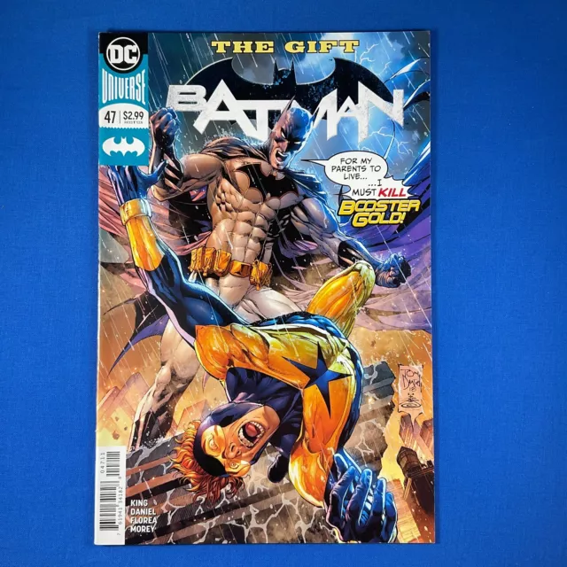 Batman (Vol.3) #47 Cover A DC Comics 2018 The Gift Part 3 Booster Gold Catwoman