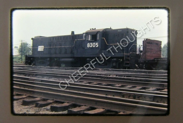 Original '73 Ektachrome Slide PC Penn Central 8305 RS12 Altoona, PA      31M65