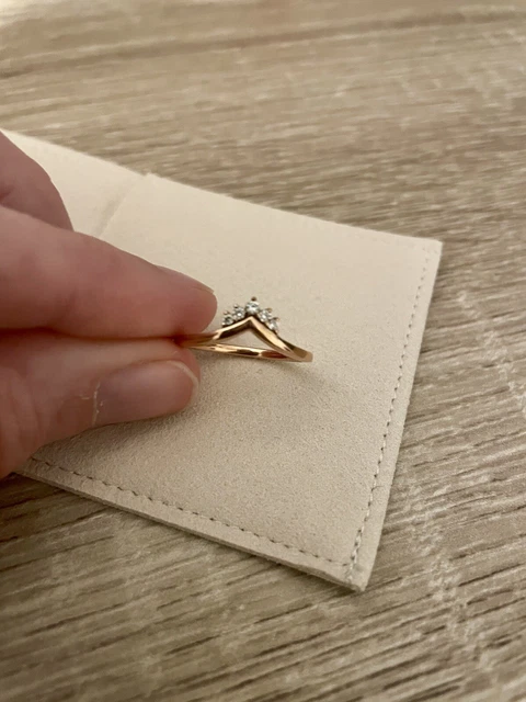 Pandora rose online tiara wishbone ring