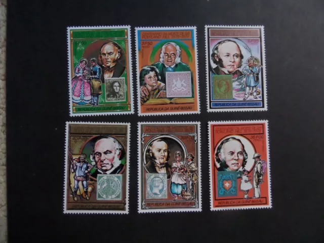 Guinea-Bissau 1978 Death Centenary Rowland Hill SG596/601 MNH UM unmounted mint