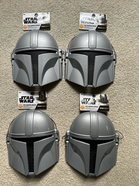 Star Wars Mandalorian Costume Masks Halloween Cosplay Kid Mask Lot Of 4 NWT