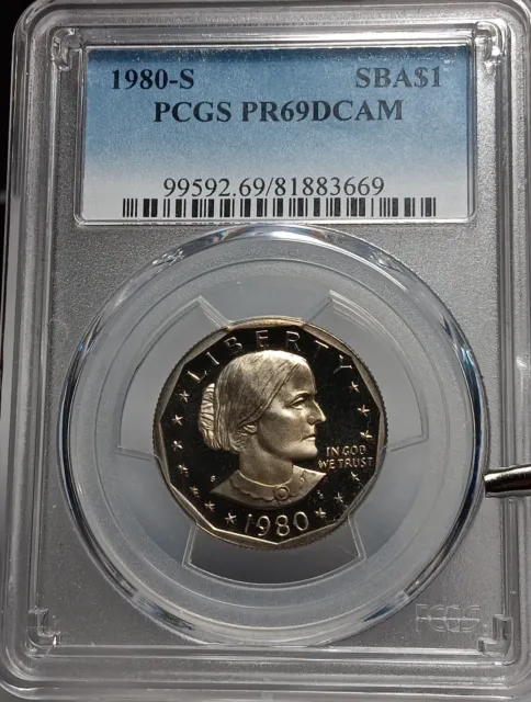 1980 S Proof $1 Susan B. Anthony Dollar PCGS PR69 DCAM