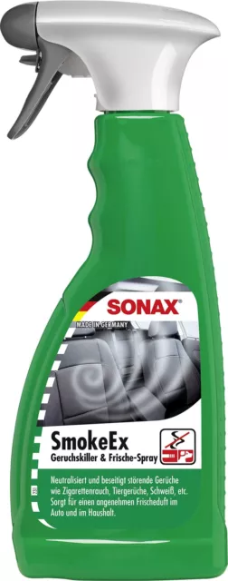 Sonax SmokeEx Geruchsentferner 500ml Geruchsvernichter Green Lemon