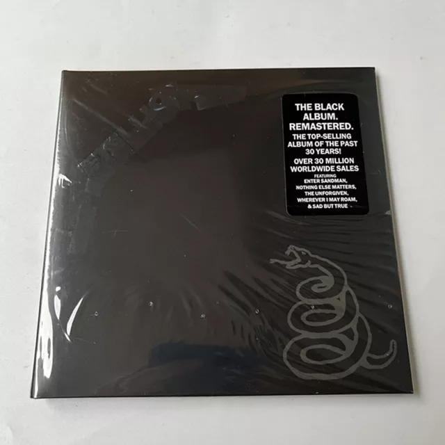 METALLICA：The Black Album Classic Rock Music Album 1CD New Box Set Greatest Hits