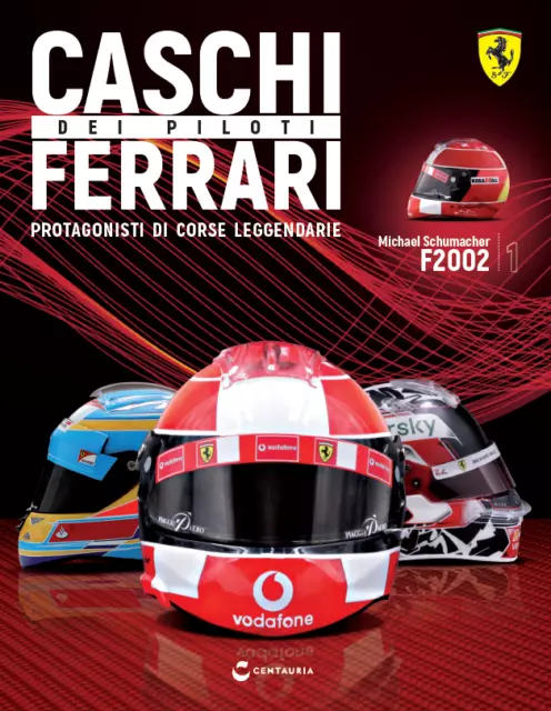 Caschi Piloti Ferrari /Helmets F1 Scala 1/5 +Booklet Centauria (Various Select)