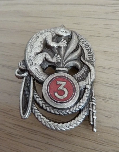 MILITAIRE INSIGNE 3° Regiment De La Legion Etrangere D'infanterie Tbe ...