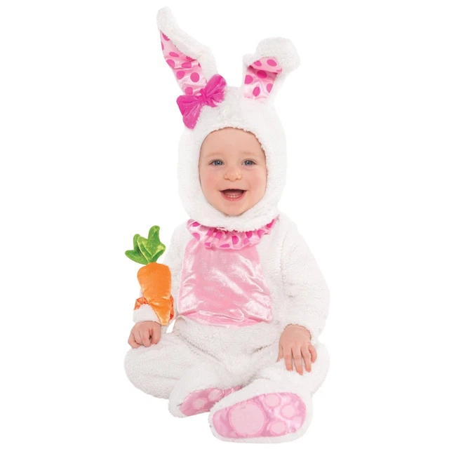 Amscan Wittle Wabbit Cute Rabbit Bunny Baby Toddler Girls Fancy Dress Costume