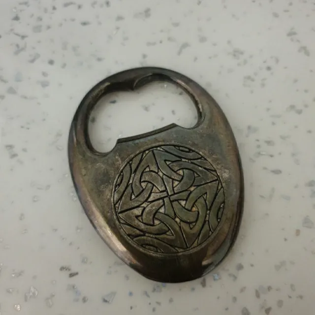 Pewter Bottle Opener Celtic Knot Decoration