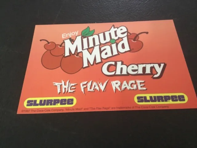 Minute Maid 7-11 Slurpee Machine  Advertising Sign