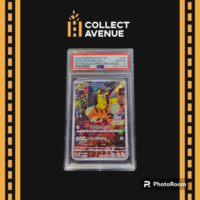PSA 10 Graded Detective Pikachu Returns Japanese Promo Card - SV-P