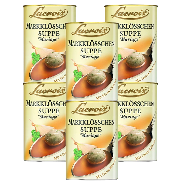 Zuppa Lacroix Markklösschen ""Matrimonio"", 400 ml, 6