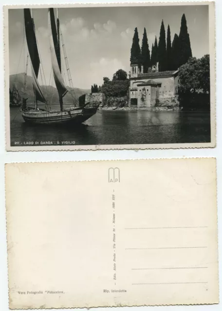 16527 - S. Vigilio - Lago di Garda - real photo - old postcard