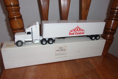 Ertl INTERNATIONAL NAVISTAR Food Carnival semi Truck 1/64 #9414 diecast NIB