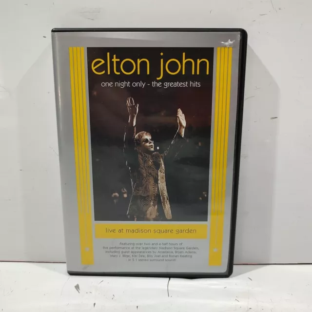 Elton John - One Night Only: The Greatest Hits ~ DVD ~ Live at Madison Square Ga