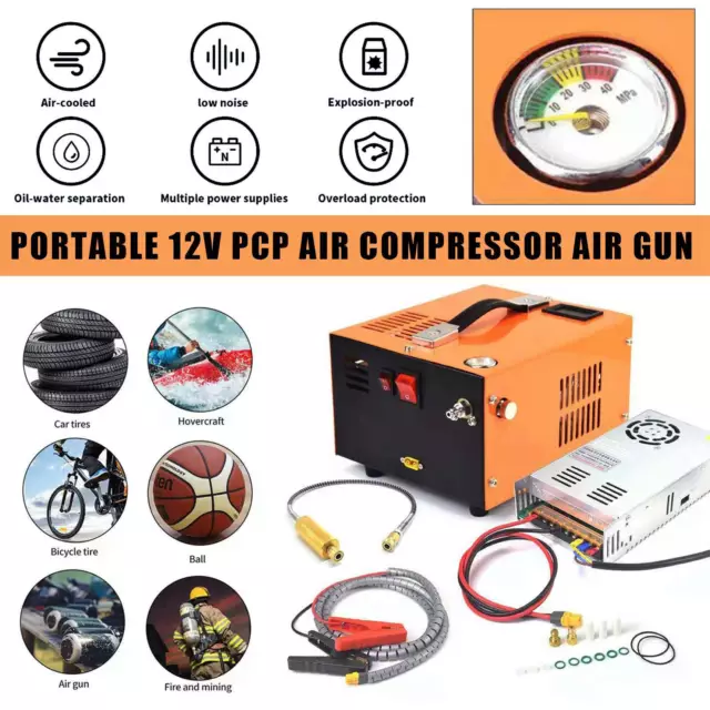 High Pressure PCP Air Compressor Air Pump Airgun Scuba 12V /110V /220V