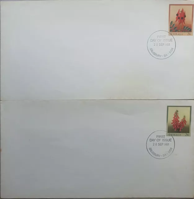 1981 Pre-paid Envelopes - Set Of 2