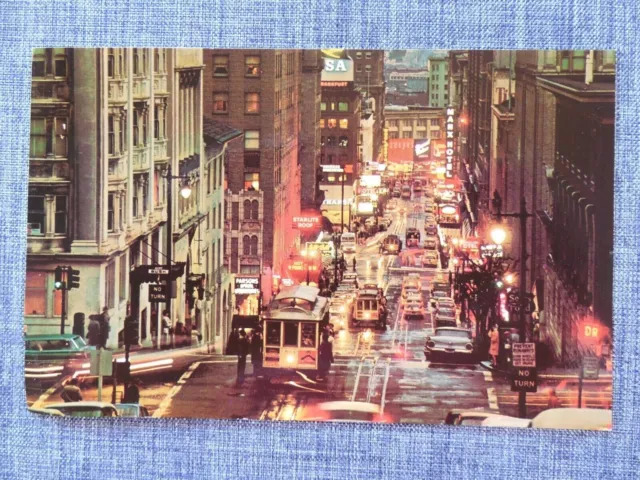 San Francisco The Manx Hotel Powell Street Vintage Postcard unposted 1980s