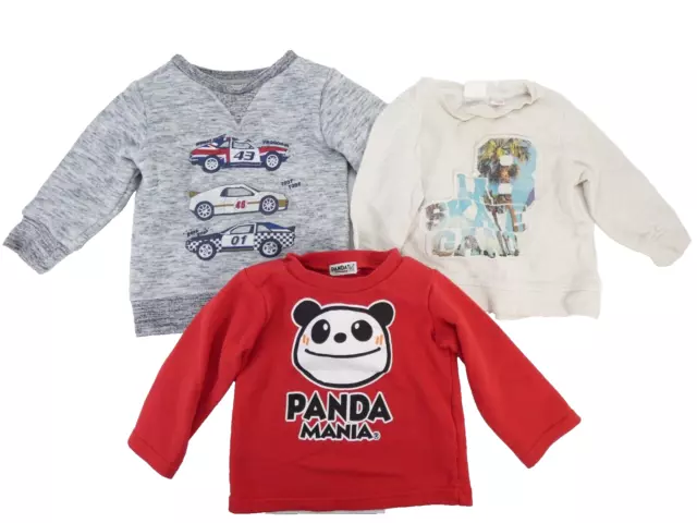 Bundle Baby Boy Toddler Sweatshirts Next Cars Beige Zara Red Panda 12 18 Months