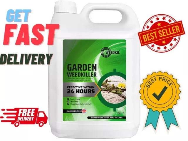 Industrial Weed Killer Strongest Glyphosate Free Concentrate Extra Strong 5 L