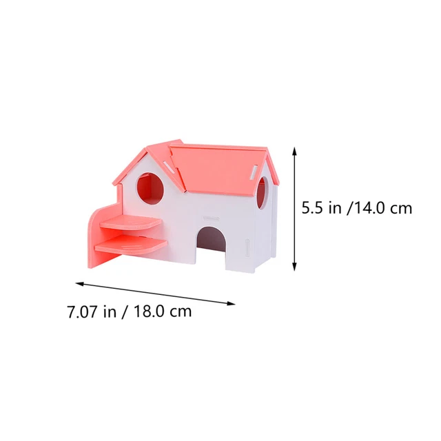 1Pc Guinea Hamster Hütte Hamster Schlafen Käfig Hamster Bett 11