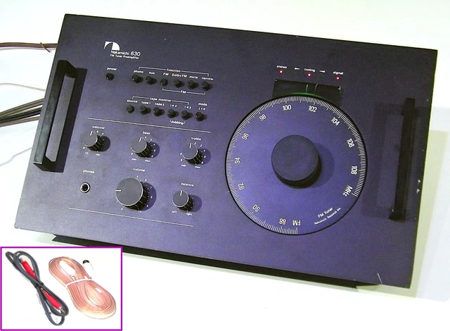 🔥【PRO SERVICED】Nakamichi 630 FM Stereo Tuner/Preamp! Phono In ~SAVE~💥GUARANTY 🔥【PRO SERVICED】Nakamichi 630 FM Stereo Tuner/Preamp! Phono In ~SAVE~💥GUARANTY
