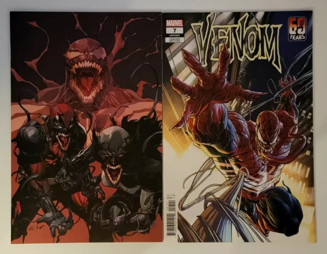 Venom Inc Alpha #1 Leinil Francis Yu Virgin Exclusive Variant & Venom 7 2022