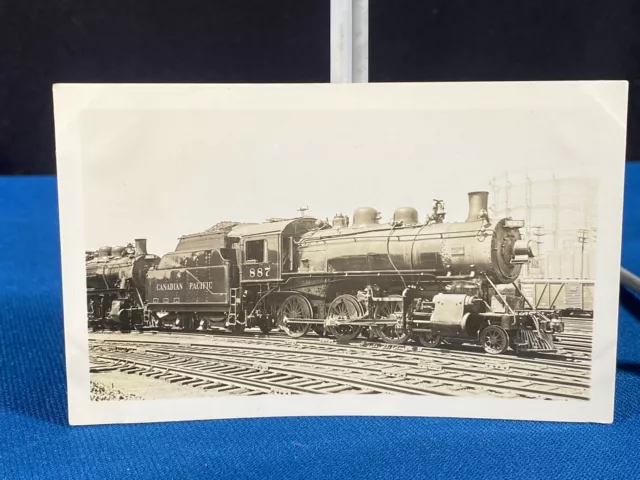 Canadian Pacific Railway CP Dampflokomotive 887 Vintage Foto