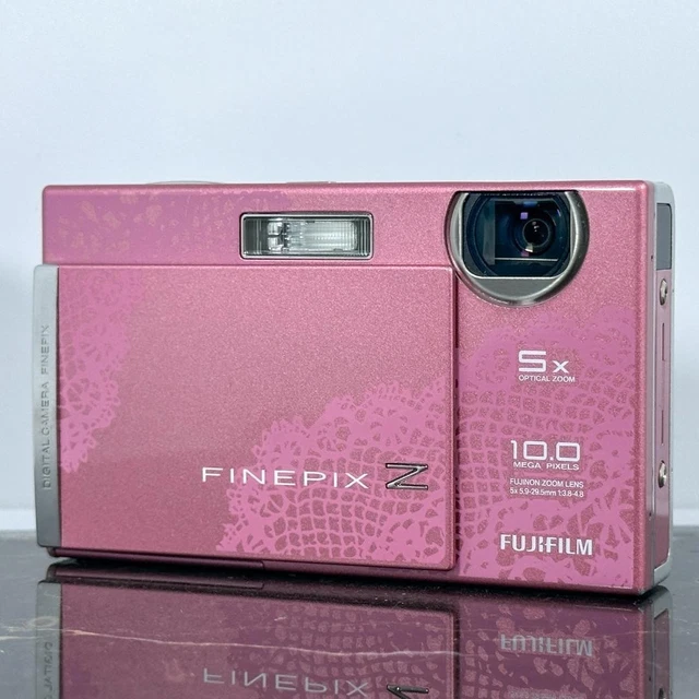 FUJIFILM FINEPIX Z250FD Pink Digital Camera Power on Tested from