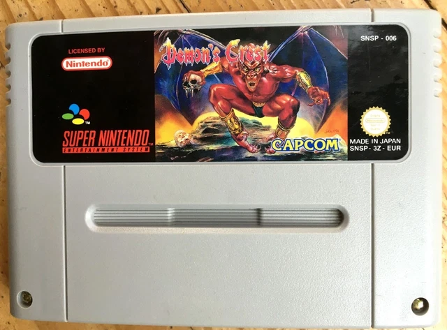 Capcom Demon's Crest Knights Of The Round NTSC Super Nintendo