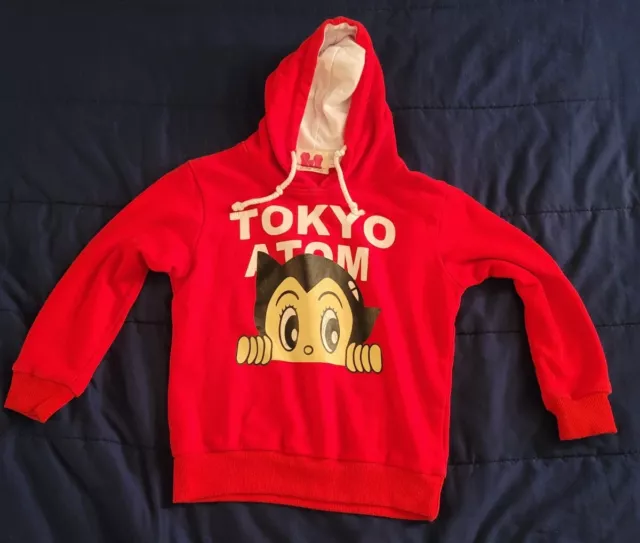 Vintage Tokyo Atom Hoodie Astro Boy Youth Sz Large Monkey Family