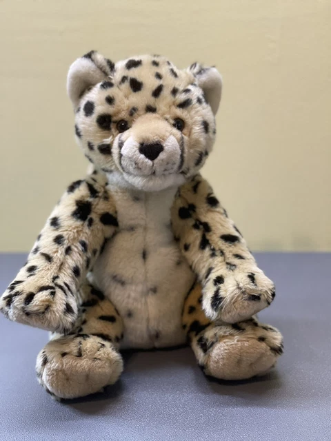 Build-A-Bear BAB Cheetah Leopard Plush 12" Sound Roars Stuffed Animal Bean Bag