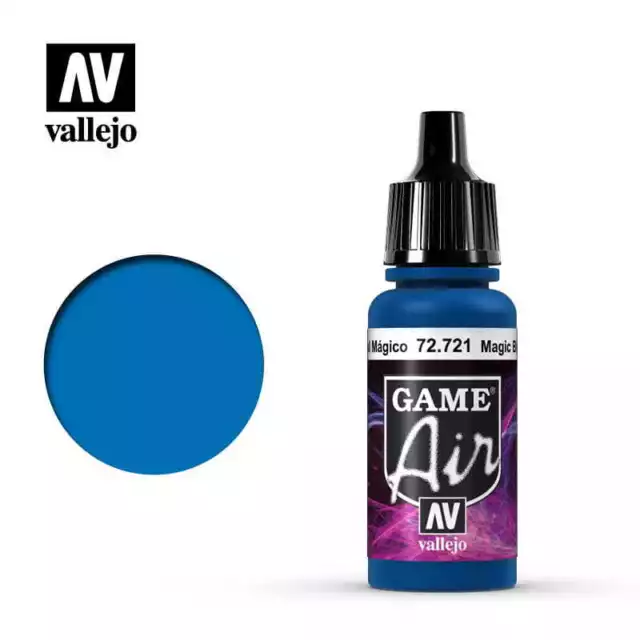 VALLEJO GAME AIR 72721 MAGIC BLUE 17ml (Acrylic Paint)