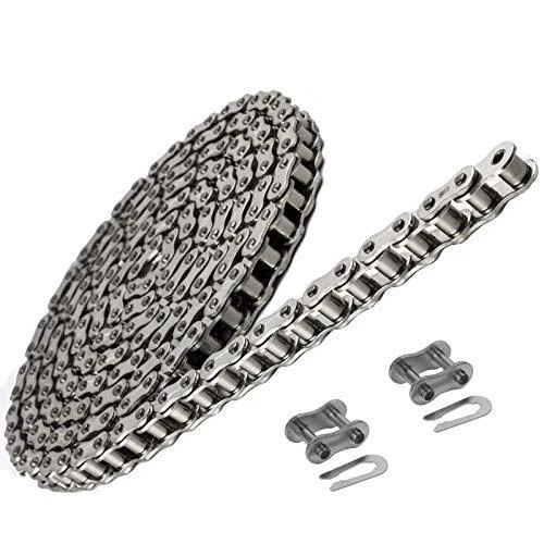 60SS Stainless Steel Roller Chain 10 Feet with 2 Connecting Links