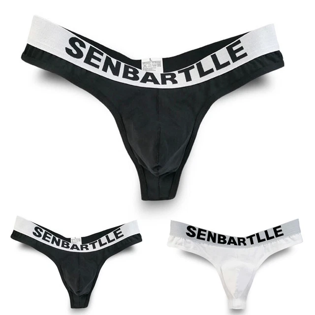 1 pz lettere da uomo durevoli da uomo basse sexy slip vita estiva sollevamento