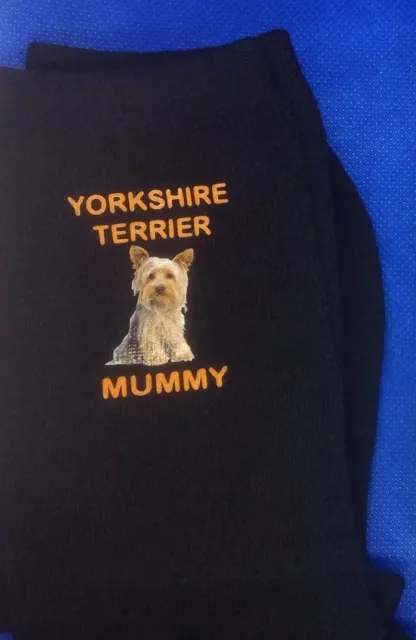 Gift Bag Yorkshire Terrier Mummy Socks Birthday Present Yorkie Mum Mothers Day