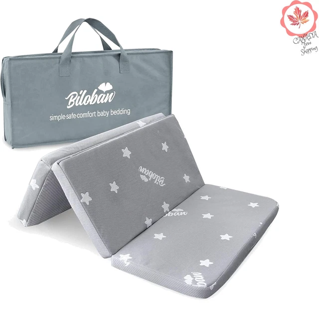 Waterproof Pack N Play Mattress Topper - Soft, Non-Slip - Firm Support, 38" x 26